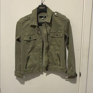 Kut from the Kloth Khaki Utility Jacket